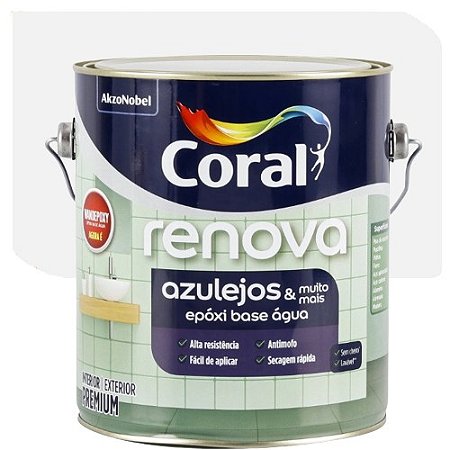 Tinta Esmalte Epoxi Wandepoxi Acetinado Base Agua Branco 3,6 Litros