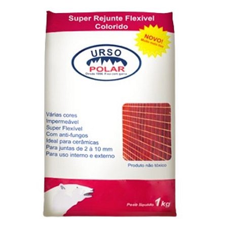 Rejunte Flexível Urso Polar Branco 1KG