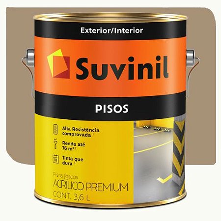 Tinta Piso Suvinil Fosco Concreto 3,6 Litros