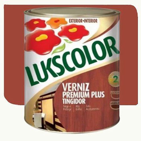 Verniz Lukscolor Tingidor Brilhante Mogno 3,6 Litros