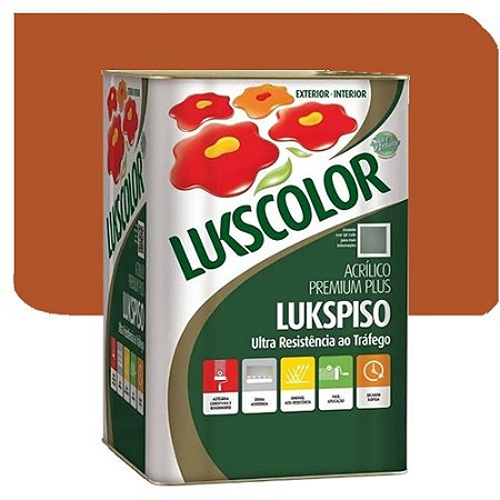 Tinta Lukscolor LuksPiso Fosco Castor 18 Litros