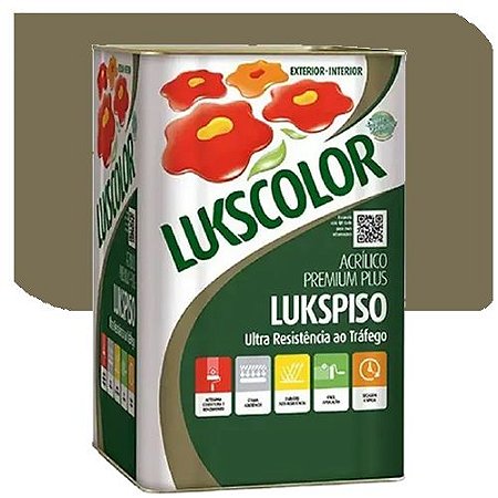 Tinta Lukscolor LuksPiso Fosco Concreto 18 Litros