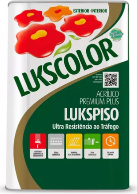 Tinta Lukscolor LuksPiso Fosco Verde 18 Litros