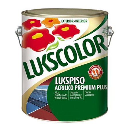 Tinta Lukscolor LuksPiso Fosco Branco 3,6 Litros