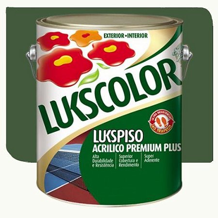 Tinta Lukscolor LuksPiso Fosco Verde 3,6 Litros