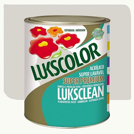 Tinta Acrílica Lukscolor Luksclean Fosco Gelo Alaska 3,6 Litros