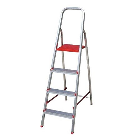 Escada de Alumínio  4 degraus Botafogo