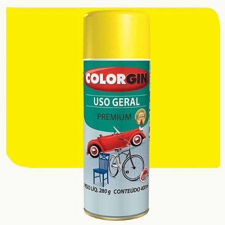 Spray Colorgin UG Amarelo 400ml