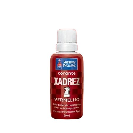Corante Xadrez Vermelho 50ML