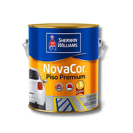 Tinta Piso Sherwim Williams Novacor Fosco Cinza Chumbo 3,6 Litros