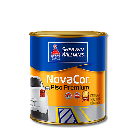 Tinta Piso Sherwim Williams Novacor Fosco Amarelo Demarcação 0.9 Litros