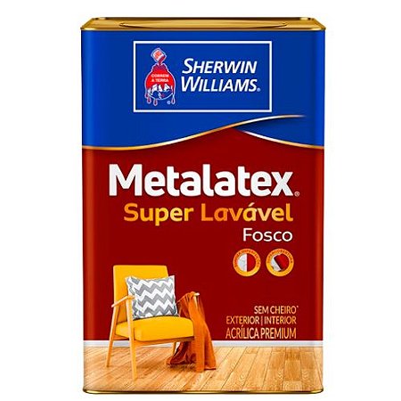 Tinta Acrílica Sherwim Williams Metalatex Fosco Branco 18 Litros