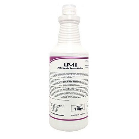 LP-10 Detergente Limpa Pedras 1 Litro Spartan