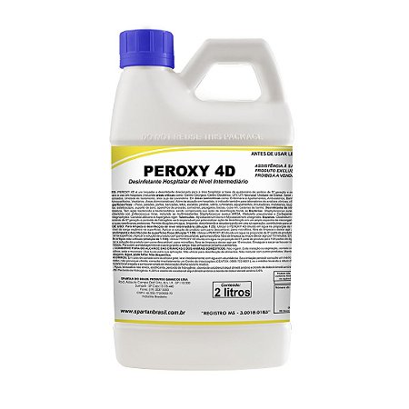 Peroxy 4D Desinfetante Hospitalar 2 Litros - Spartan