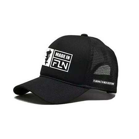 Boné FLN Trucker Preto Made in FLN