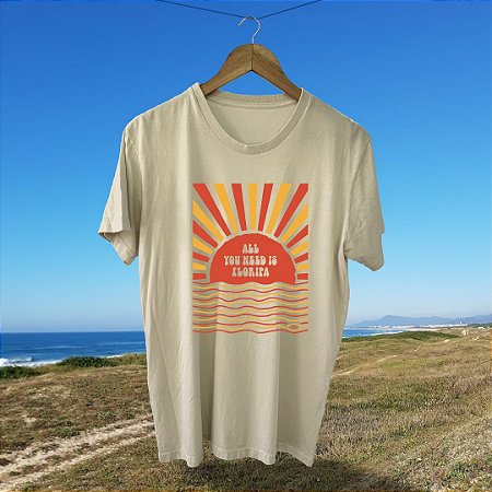 Camiseta FLN All you need is Floripa Areia