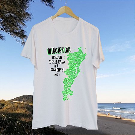 Camiseta FLN Floripa island of magic Branca