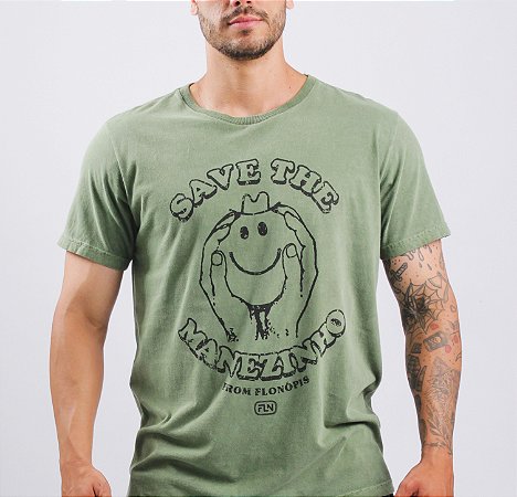 Camiseta Save The Manezinho Verde