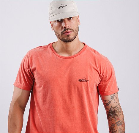 Camiseta SurFloripa Goiaba