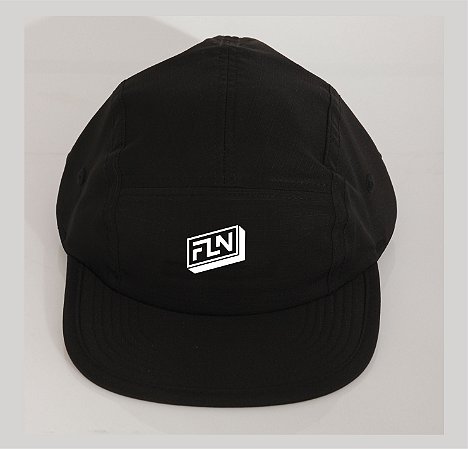 Boné Five Panel Logo FLN 2 Preto