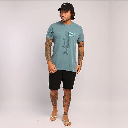Camiseta Tainha Azul Oceano