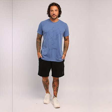 Camiseta ilha Azul