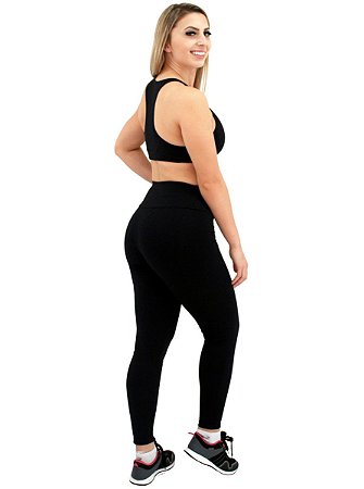 calça legging fitness cintura alta