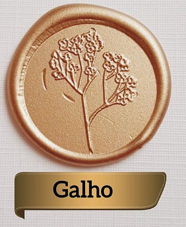 Lacre de Cera - Selo Galho