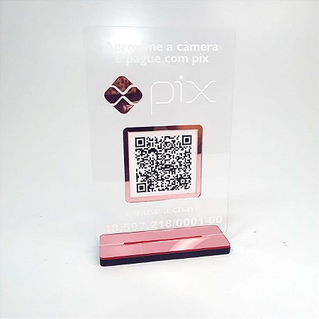 Placa PIX QR Code