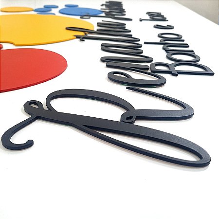 Logotipo Letreiro em MDF 3mm
