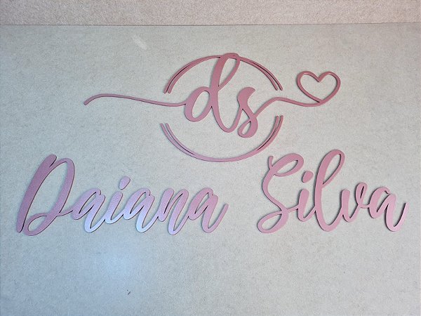 Logotipo Letreiro em MDF 3mm