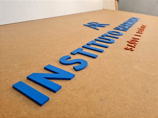 Logotipo Letreiro em MDF 3mm