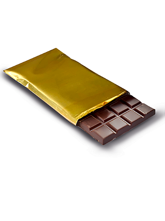 Saco para Chocolate - Dourado Perolizado 7,5x16