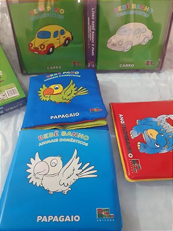 Kit Livro Bebê Banho e Pano Transporte