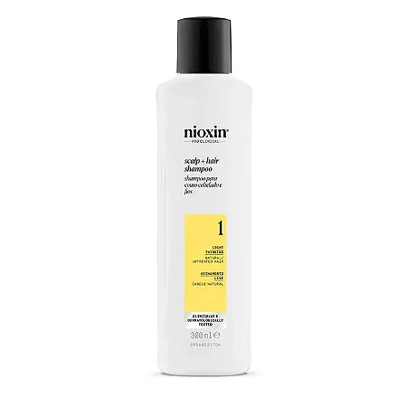 Nioxin Cleanser Shampoo - 300 ML - Variações de Sistema de 1 à 6