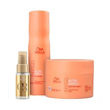 Wella Professionals Enrich - Kit Shampoo 250 ML + Máscara 150 ML + Brinde Óleo Oil Reflections 30 ML