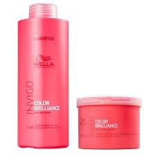 Wella Professionals Invigo Brilliance - Kit Shampoo 1L + Máscara 500 ML