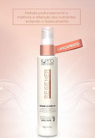 KPro Regenér Leave In - Balm de Tratamento Capilar com Proteção Térmica - 120g