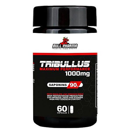 TRIBULLUS MAXIMUM PERFORMANCE 1000MG 60 CAPSULAS - BULL PHAMA