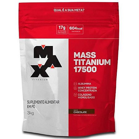 HIPERCALORICO MASS TITANIUM 3KG 17500 - MAX TITANIUM