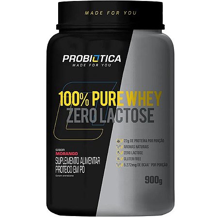 100% Pure Whey Zero Lactose 900g - Probiotica