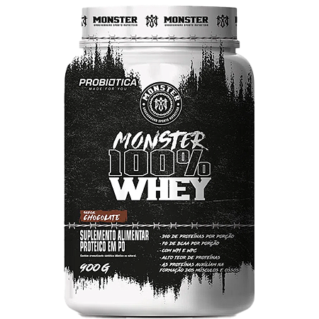 100% Whey 900g - Monster