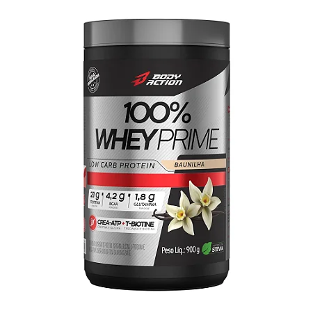 100% Whey Prime Concentrado - 900g  - Bodyaction