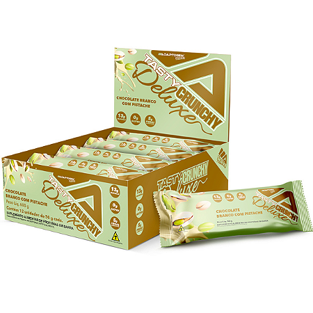 TASTY DELUXE CHOC BRANCO COM PISTACHE 50G