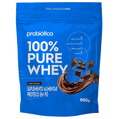 100% PURE WHEY 900G PROBIOTICA