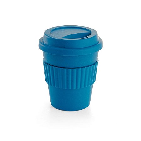 Copo Cuppa Fibra de Bambu 380 ml - Azul Escuro