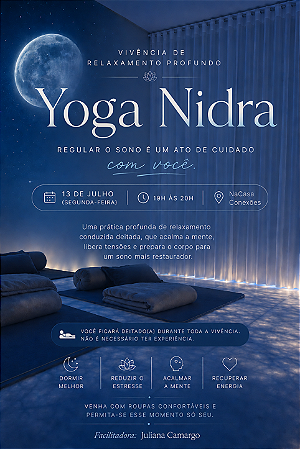 Yoga Nidra - 10/08 Vivência de Relaxamento Profundo