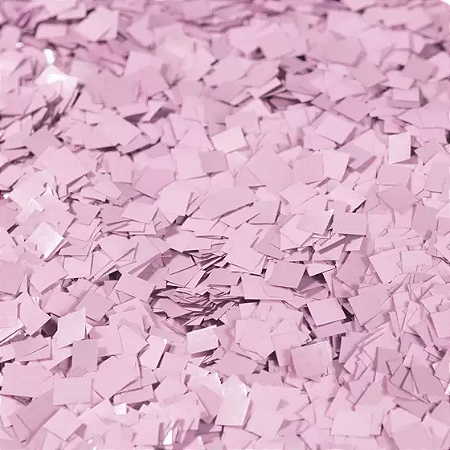 Confete decorativo rosa claro para balões picadinho - 15 gramas