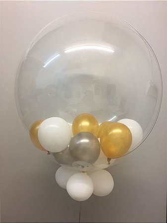 Balão Bubble Decorado 24 Polegadas