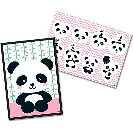 Kit Decorativo - Panda c/1 unidade